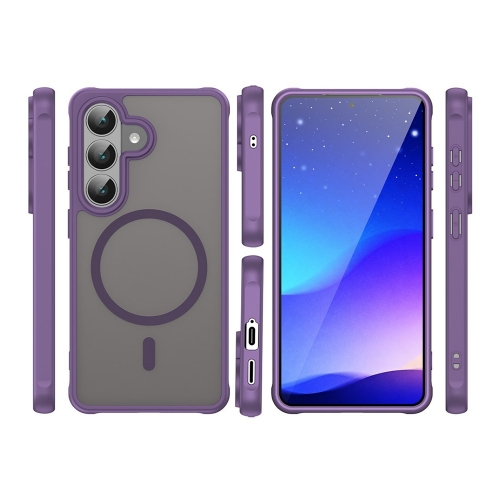 Удароустойчив калъф Magnetic Anti-Drop за Samsung Galaxy S26, Лилав