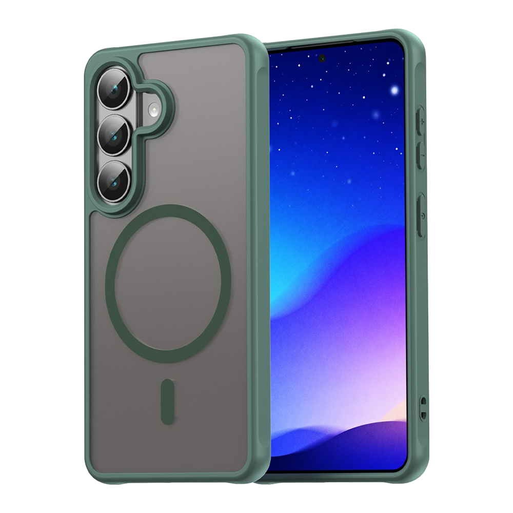 Удароустойчив калъф Magnetic Anti-Drop за Samsung Galaxy S26, Зелен