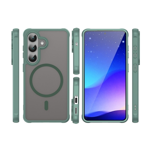 Удароустойчив калъф Magnetic Anti-Drop за Samsung Galaxy S26, Зелен