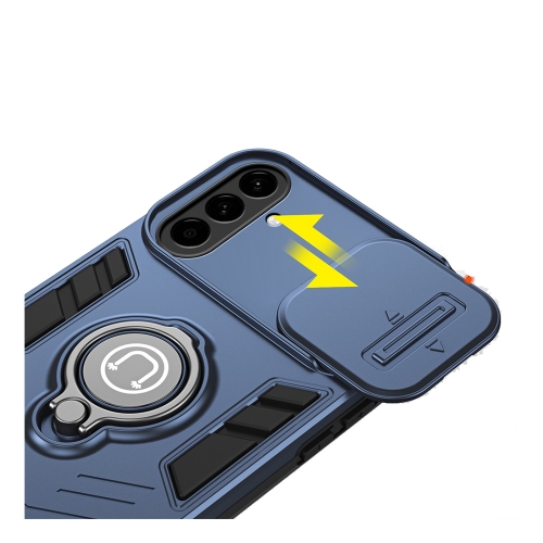 Удароустойчив калъф CamShield Kickstand за Samsung Galaxy A57 5G, Син