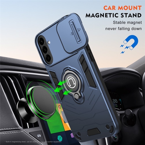 Удароустойчив калъф CamShield Kickstand за Samsung Galaxy A57 5G, Син