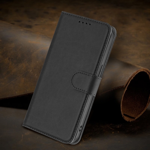 Калъф Тефтер Solid Color Cover with Wallet за Honor Magic8 Lite 5G / X9d 5G / X70 5G, Черен