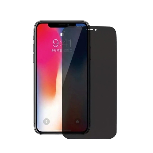 Стъклен протектор 5D Full Glue PRIVACY за iPhone XS Max /11 Pro Max, Черен