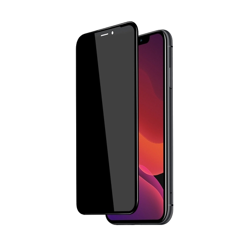 Стъклен протектор 5D Full Glue PRIVACY за iPhone XS Max /11 Pro Max, Черен