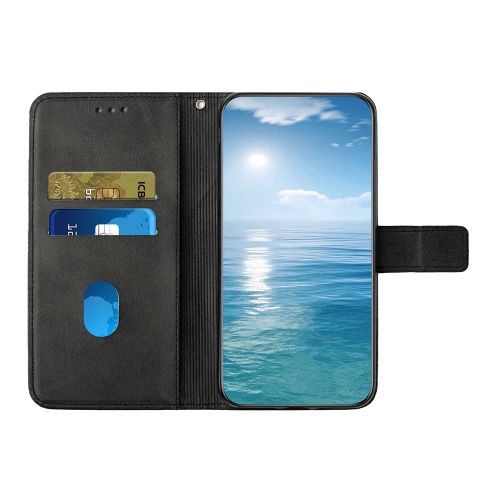 Калъф Тефтер Line Pattern Wallet за Samsung Galaxy A37 5G, Черен