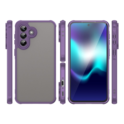 Удароустойчив калъф PC+TPU Shockproof за Samsung Galaxy A37 5G, Лилав
