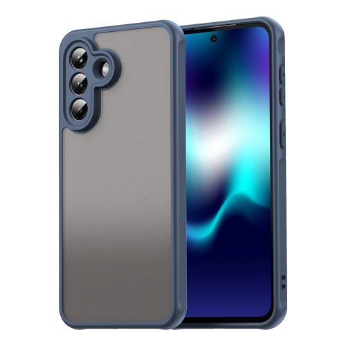 Удароустойчив калъф PC+TPU Shockproof за Samsung Galaxy A37 5G, Син