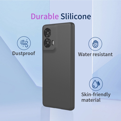 Силиконов калъф Silicone Lite за Motorola Edge 50 Fusion 5G, Черен