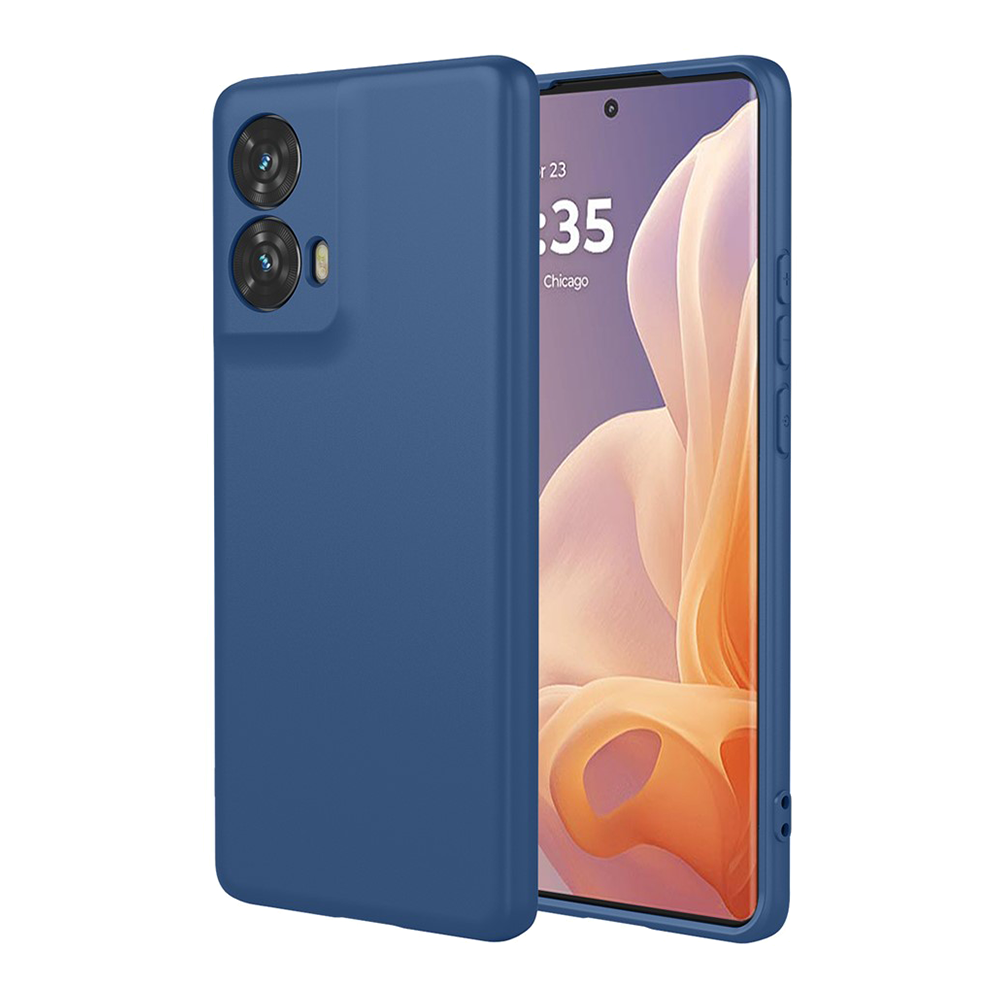 Силиконов калъф Silicone Lite за Motorola Edge 50 Fusion 5G, Син