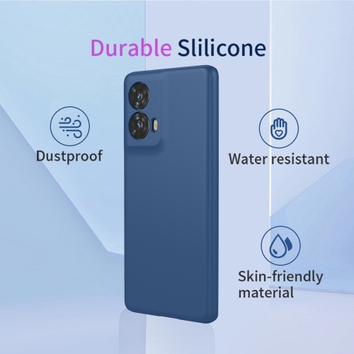 Силиконов калъф Silicone Lite за Motorola Edge 50 Fusion 5G, Син