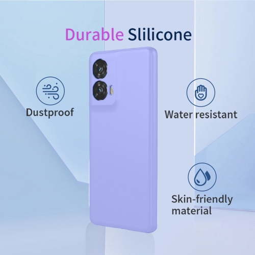Силиконов калъф Silicone Lite за Motorola Edge 50 Fusion 5G, Лилав