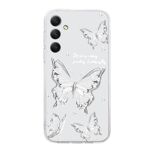 Силиконов калъф TPU Pattern Printing за Samsung Galaxy A17 5G / A17 4G / A26 5G, Пеперуди