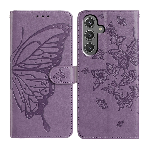 Калъф Тефтер Butterfly за Samsung Galaxy A17 5G / A17 4G / A26 5G, Лилав
