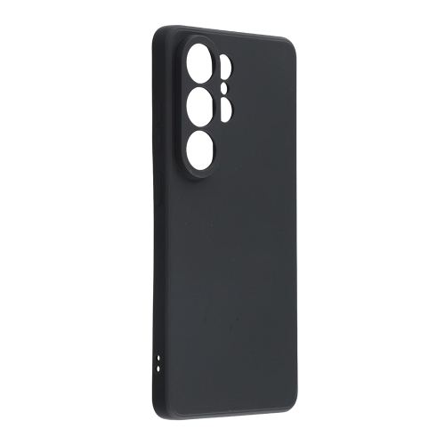 Силиконов калъф Matte Anti-fingerprint за Samsung Galaxy S26 Ultra, Черен