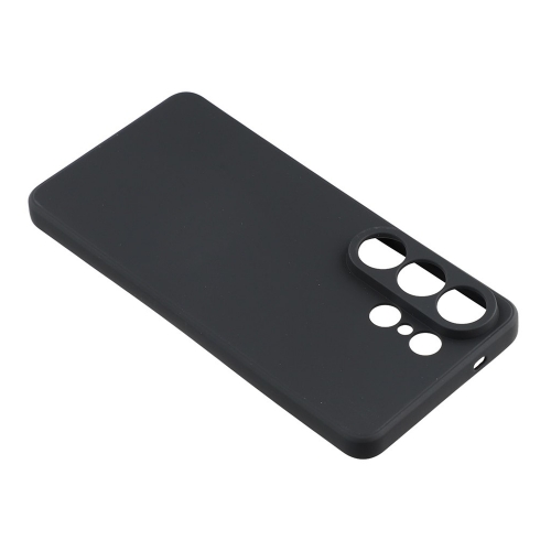 Силиконов калъф Matte Anti-fingerprint за Samsung Galaxy S26 Ultra, Черен