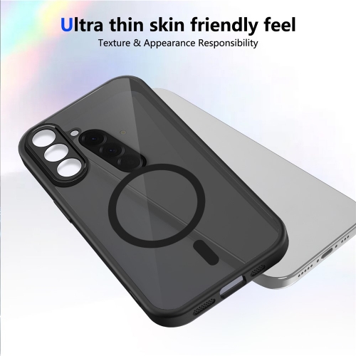 Удароустойчив калъф Matte PC + TPU Anti-Drop за Samsung Galaxy S26, Черен