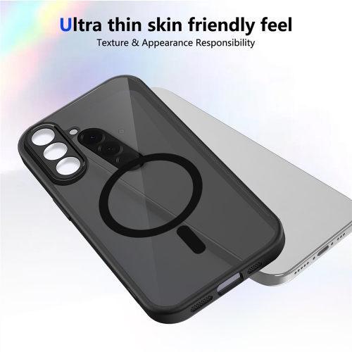 Удароустойчив калъф Matte PC + TPU Anti-Drop за Samsung Galaxy A37, Черен
