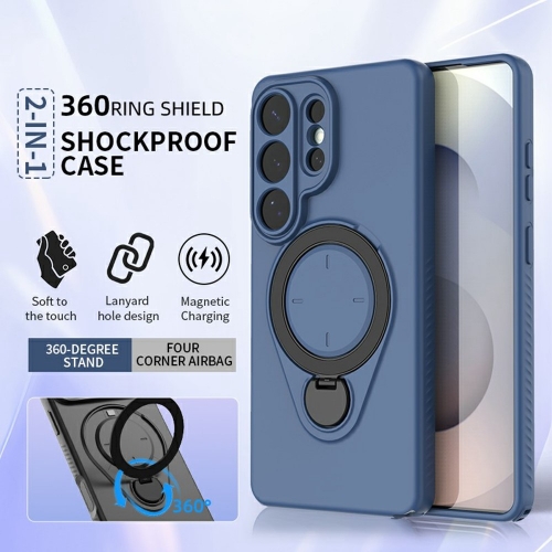 Удароустойчив Калъф Drop-proof TPU Kickstand за Samsung Galaxy S26 Ultra, Син