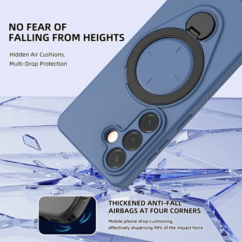 Удароустойчив Калъф Drop-proof TPU Kickstand за Samsung Galaxy S26, Син