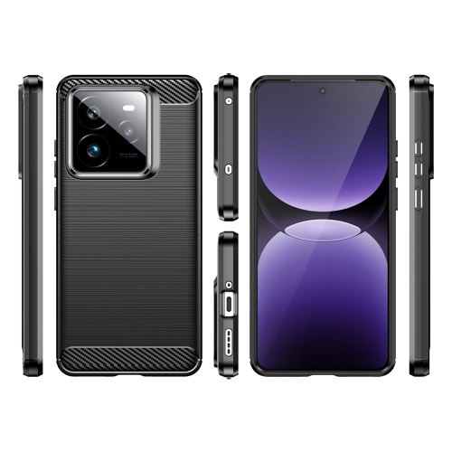 Силиконов Калъф Techsuit Carbon Fibre Brushed за Realme GT 7 Pro 5G / GT7 Pro Racing 5G, Черен