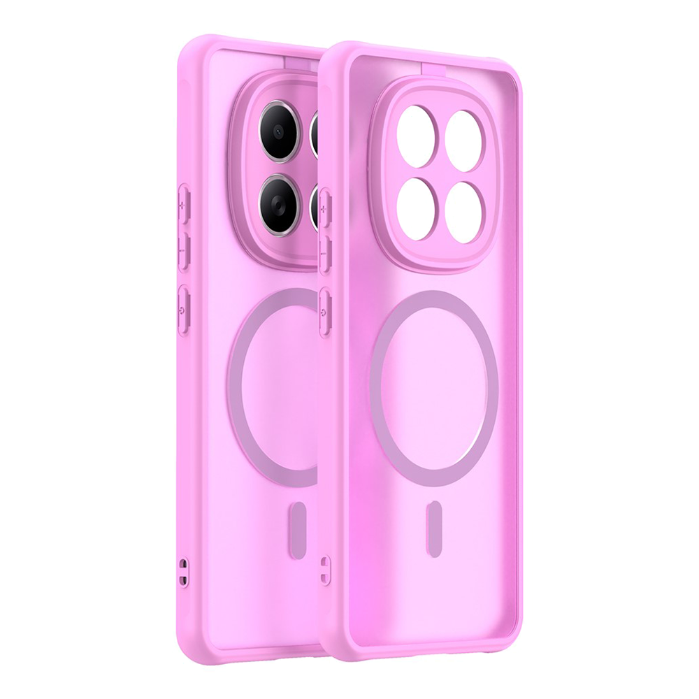 Удароустойчив калъф Magnetic Anti-Drop за Xiaomi Poco M8 5G / Redmi Note 15 5G / 15 4G, Розов