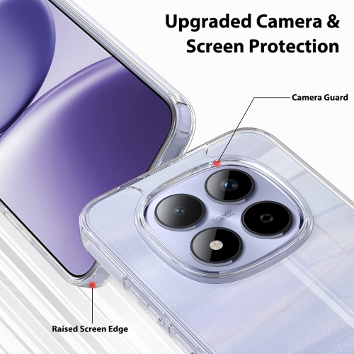 Удароустойчив Гръб TPU+Acrylic - Xiaomi Poco M8 Pro 5G / Redmi Note 15 Pro+ 5G, прозрачен