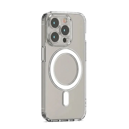 Удароустойчив калъф Mag Cover MagSF за Iphone 15 pro, Прозрачен