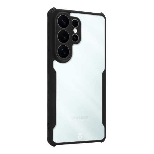Удароустойчив калъф Tactical Quantum Stealth за Samsung Galaxy S26 Ultra, Прозрачен-черен
