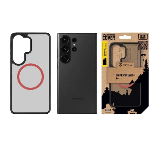 Калъф Tactical MagForce Hyperstealth 2.0 Cover за Samsung Galaxy S26 Ultra - Черен-Червен