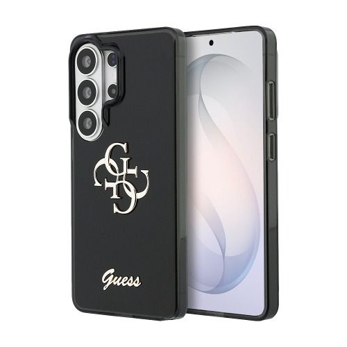 Калъф Guess, IML 4G Script Metal Logo за Samsung Galaxy 26 Ultra, черен