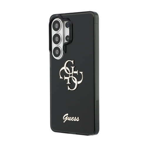 Калъф Guess, IML 4G Script Metal Logo за Samsung Galaxy 26 Ultra, черен