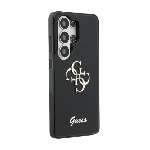 Калъф Guess, IML 4G Script Metal Logo за Samsung Galaxy 26 Ultra, черен