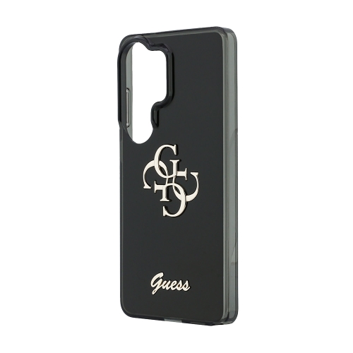 Калъф Guess, IML 4G Script Metal Logo за Samsung Galaxy 26 Ultra, черен