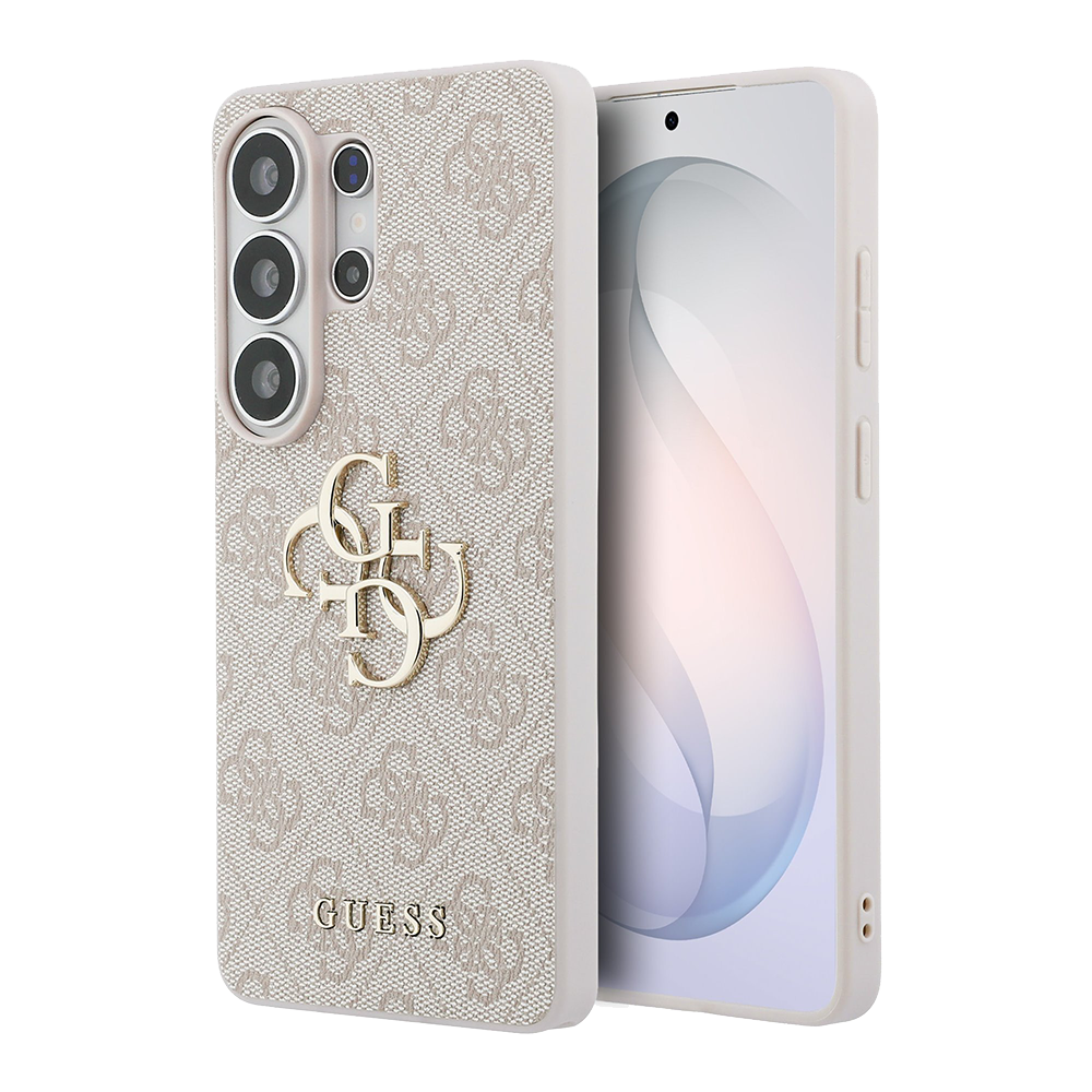 Калъф GUESS, PU 4G Metal Logo за Samsung Galaxy S26 Ultra, розов
