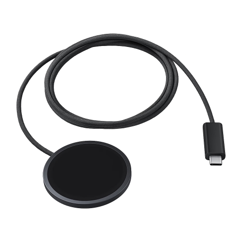 Безжично зарядно Samsung Magnet Wireless Charger, EP-P2900BBE, 25W, тъмно сив