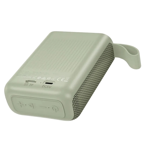 Преносима колонка HOCO HC34, Wireless, Waterproof, 5W, Bluetooth 5.4, Зелена