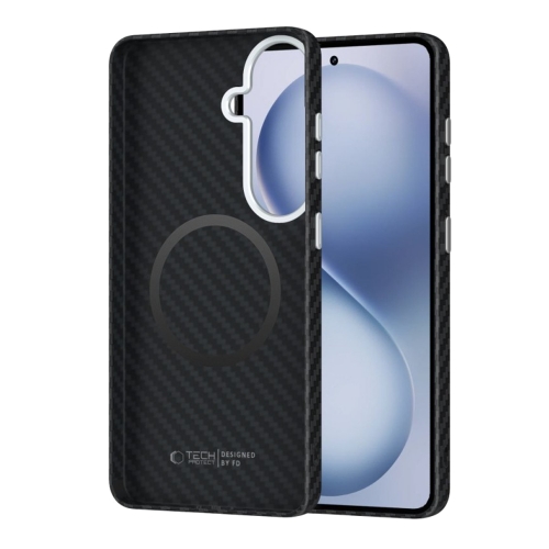 Калъф Tech-Protect ION Carbon MagSF за Samsung Galaxy S26, черен