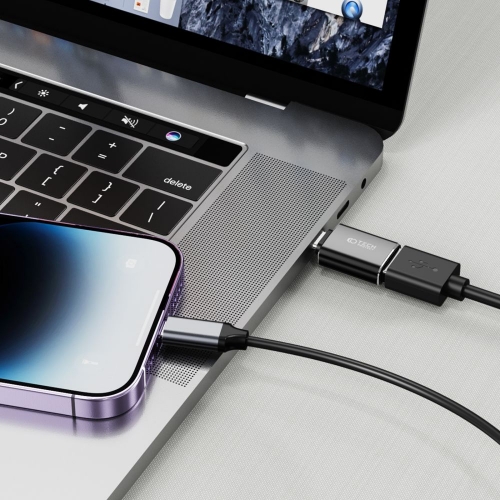 Преходник Tech-Protect UltraBoost Adapter USB-C към USB OTG,черен