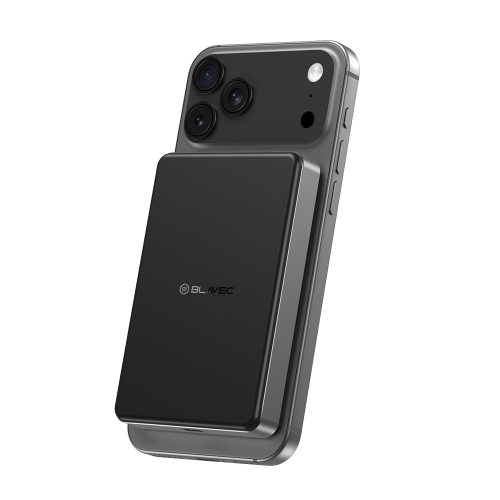 Външна батерия Blavec, 10000mAh, BJ-05 Ultra, Type C - Qi2.2 25W + PD 45W, PBBJ05-QI22MC10B, черен