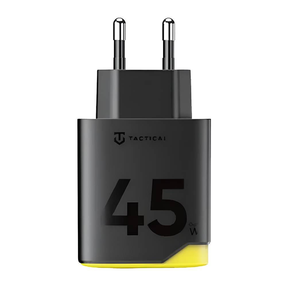 Зарядно Tactical Minimi GaN, 45W, AC, черен