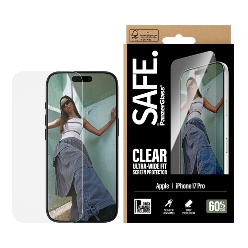 Стъклен протектор Safe UWF EasyAligner за iPhone 17 Pro