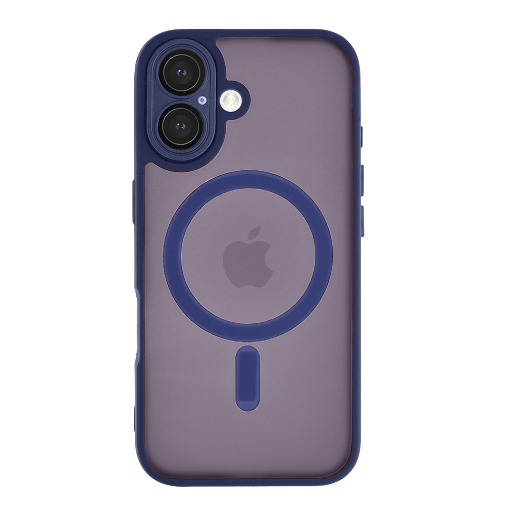Удароустойчив калъф MagSF TP-27 за iPhone 16, Лилав