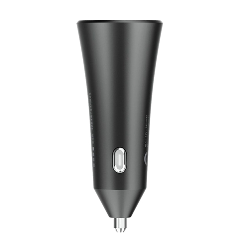 Зарядно Xiaomi Dual-Port Car Adapter, 12V, 37W, 2xType-A, черен