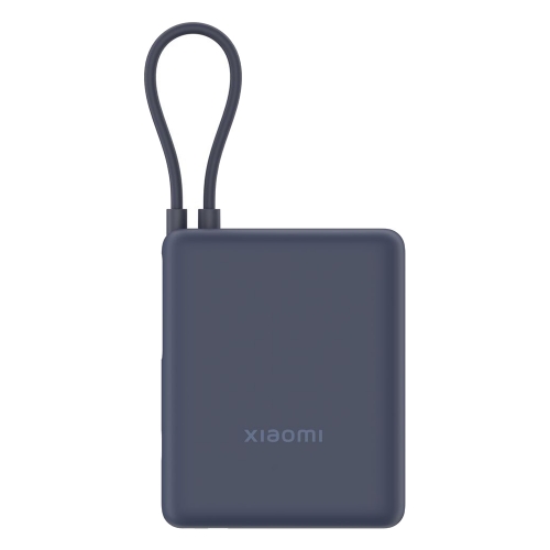 Външна батерия Xiaomi Ice Blue G с вграден кабел USB-C, 33W, 10000mAh, син