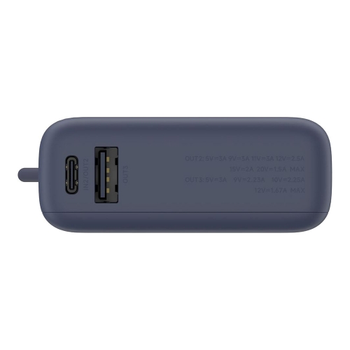 Външна батерия Xiaomi Ice Blue G с вграден кабел USB-C, 33W, 10000mAh, син