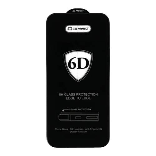 Стъклен протектор 6D Pro Full Glue за Xiaomi Redmi 15 5G, черен