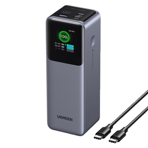 Външна батерия UGREEN PB722 25 000mAh, Fast Charge, 200W, сив