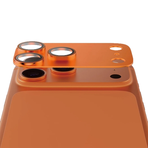 Стъклен протектор за камера PanzerGlass Hoops FENDER CLP за iPhone 17 Pro Max, оранжев