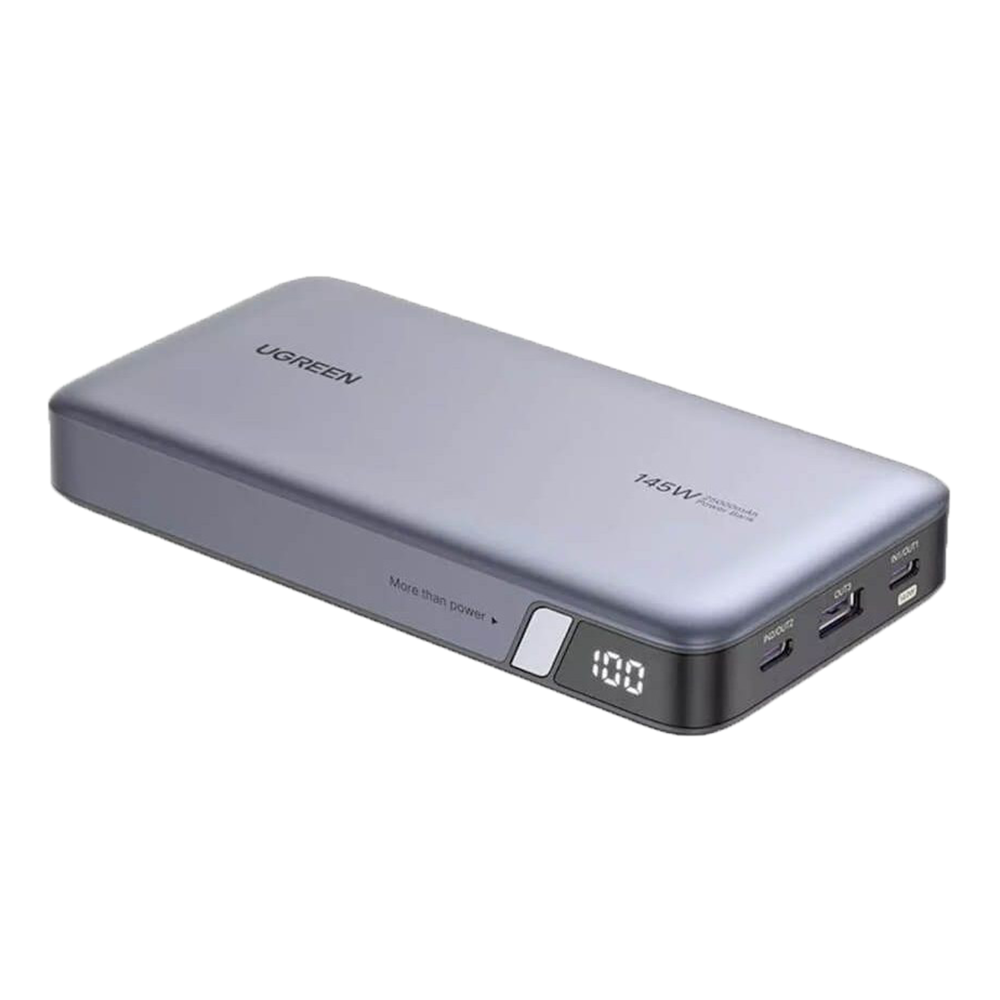 Външна батерия UGREEN PB205 POWER BANK 25 000mAh, 145W, сив