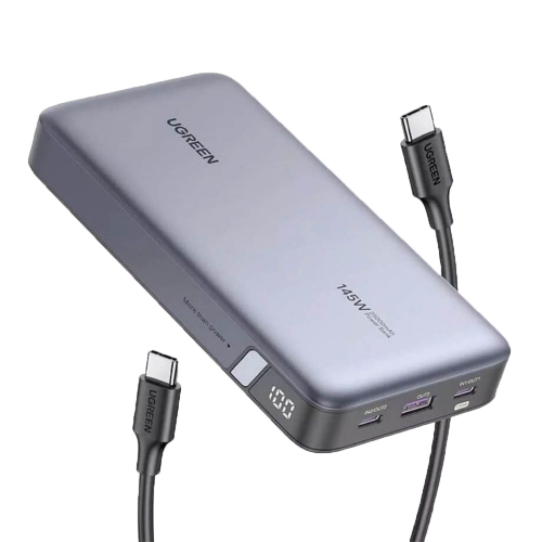 Външна батерия UGREEN PB205 POWER BANK 25 000mAh, 145W, сив